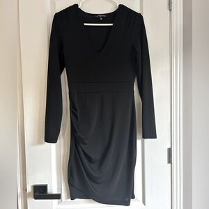 🔸ADD ON 5$ | Dynamite | Mini long sleeves black dress